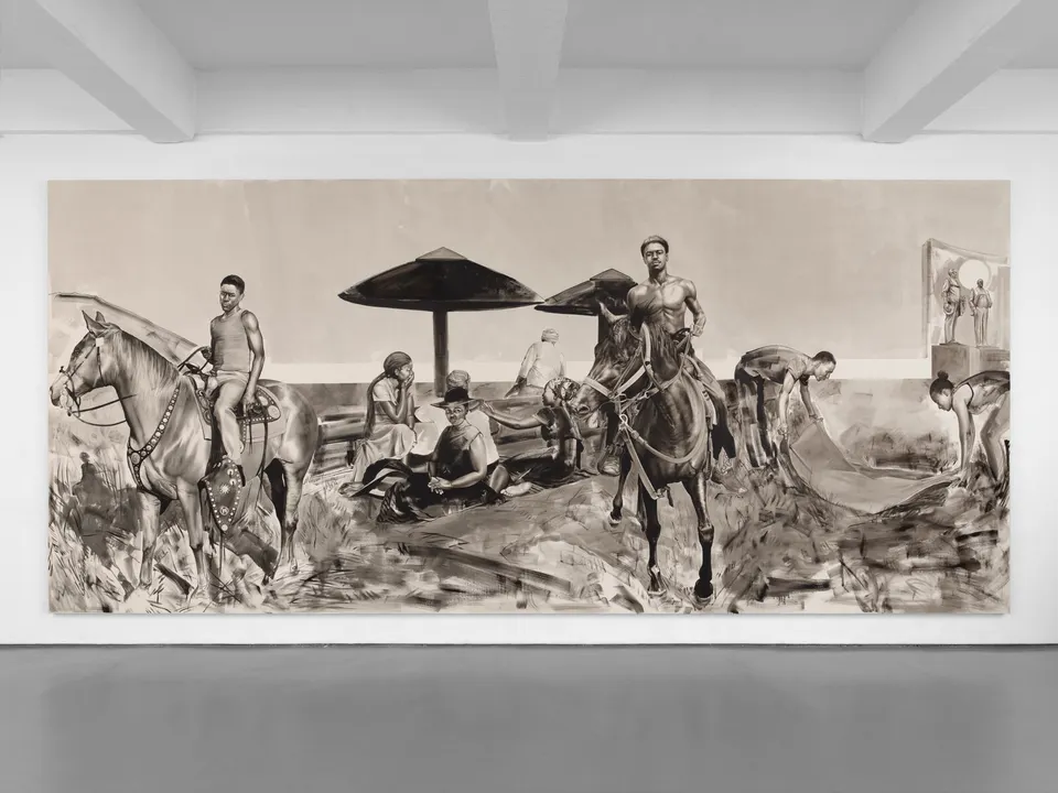 Meleko Mokgosi, Spaces of Subjection: Black Painting III