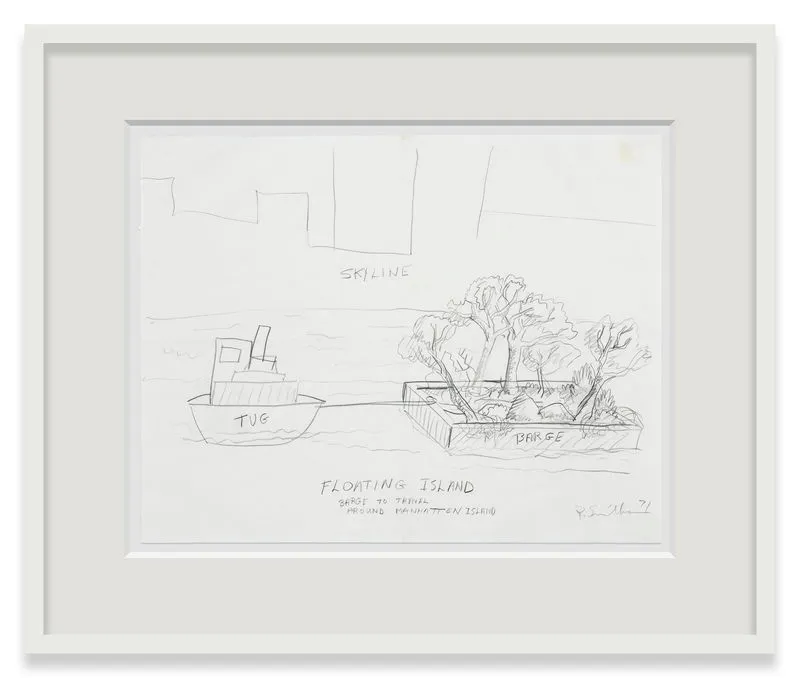 Robert Smithson, Floating Island—Barge to Travel around Manhatten Island