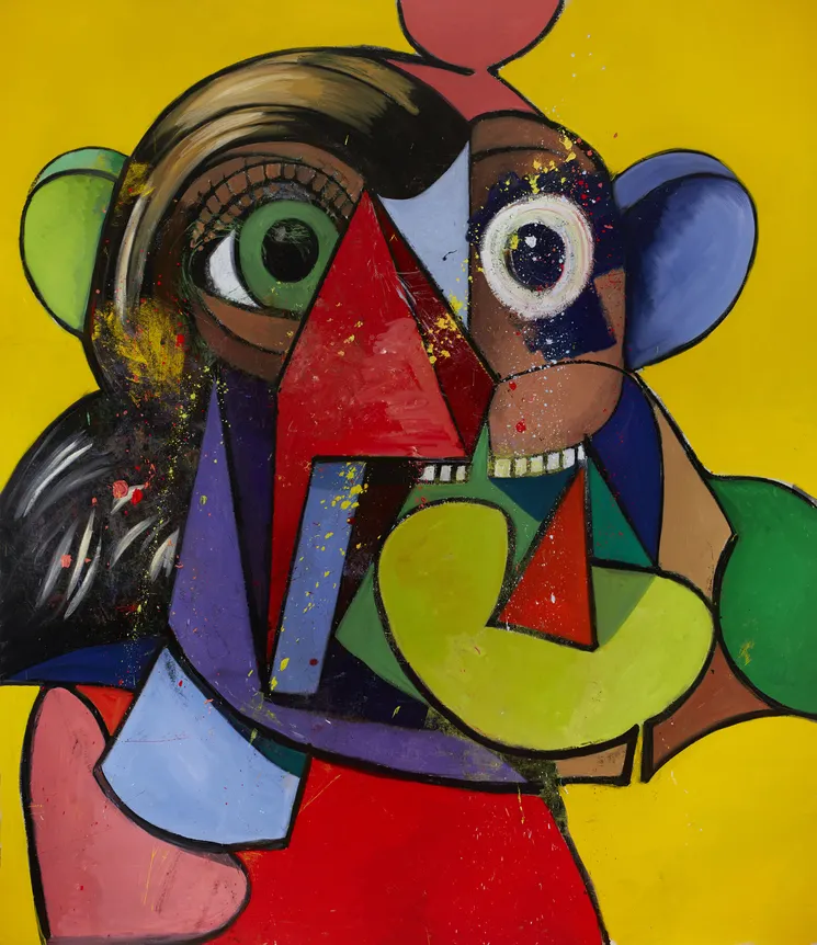 George Condo, Portrait and Head