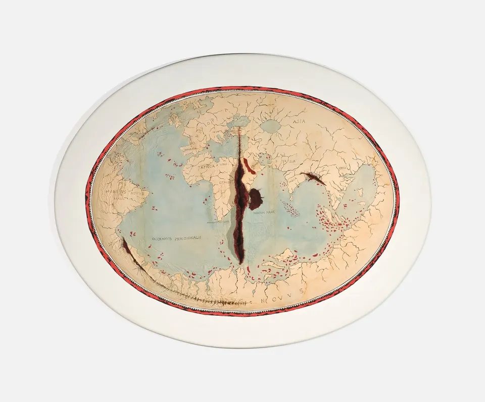Adriana Varejão, Map of Lopo Homem II