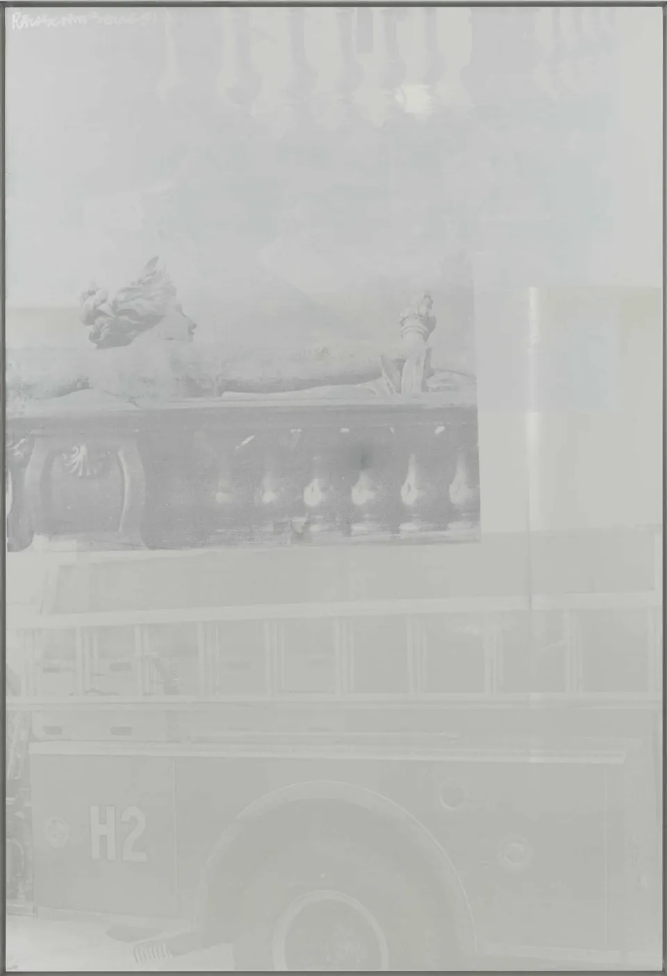ROBERT RAUSCHENBERG, Stone Lady Radial (Phantom)