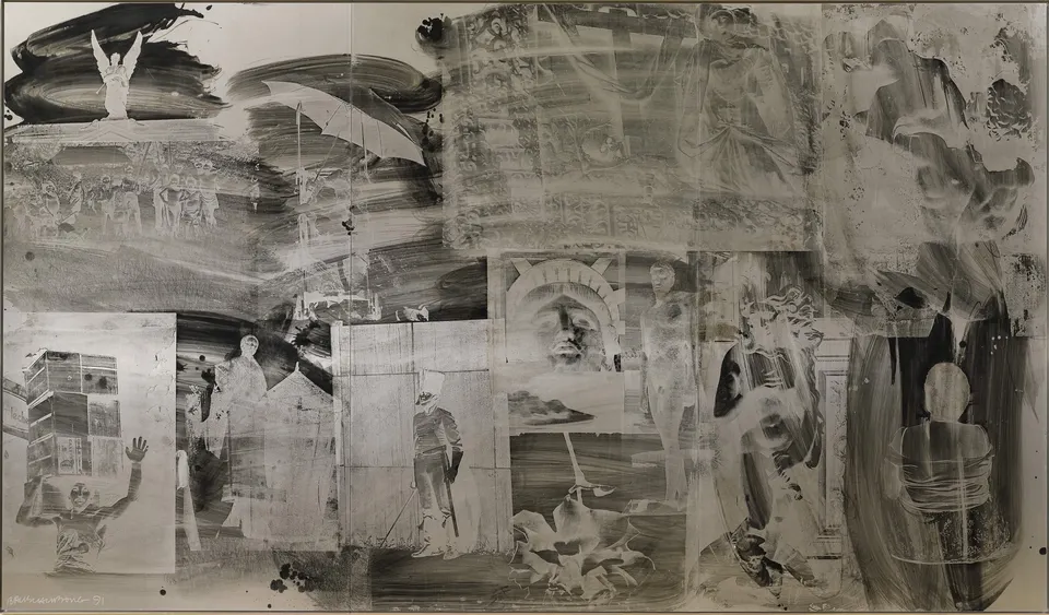 ROBERT RAUSCHENBERG, Heroes / Sheroes (Night Shade)
