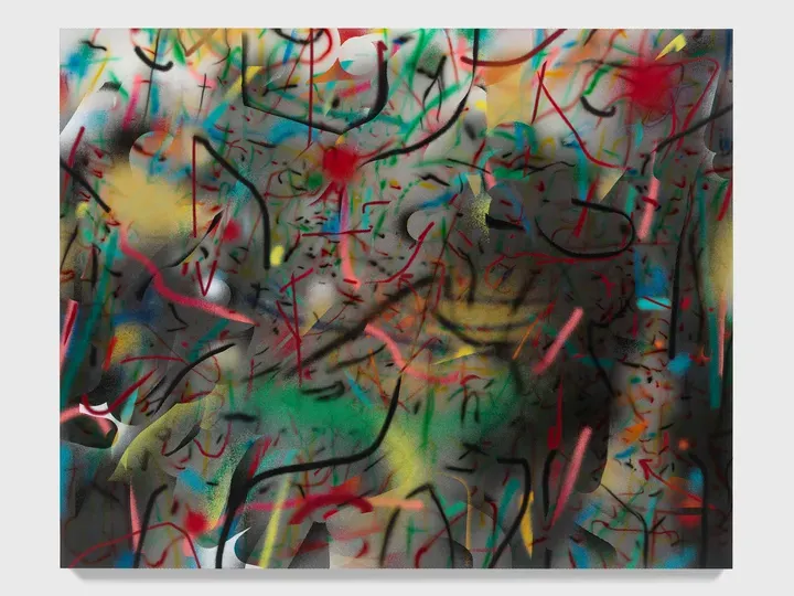 Julie Mehretu, Your hands are like two shovels, digging in me (sphinx)