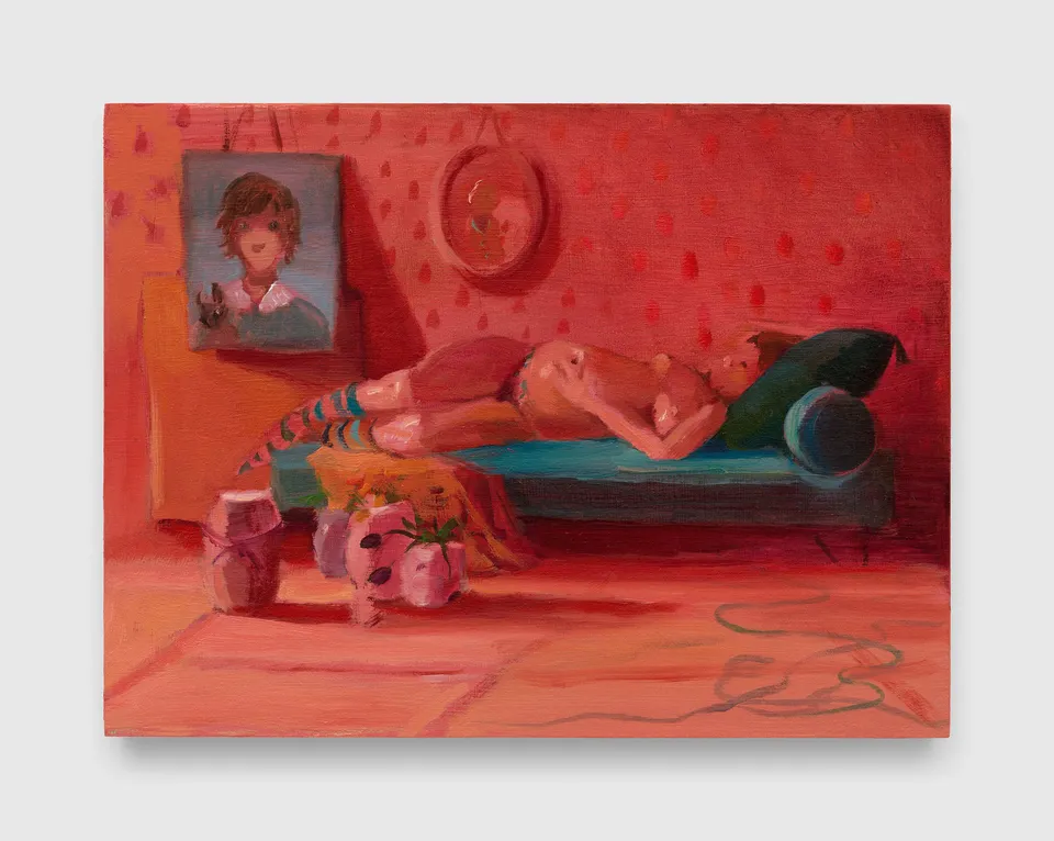 Lisa Yuskavage, On the Couch