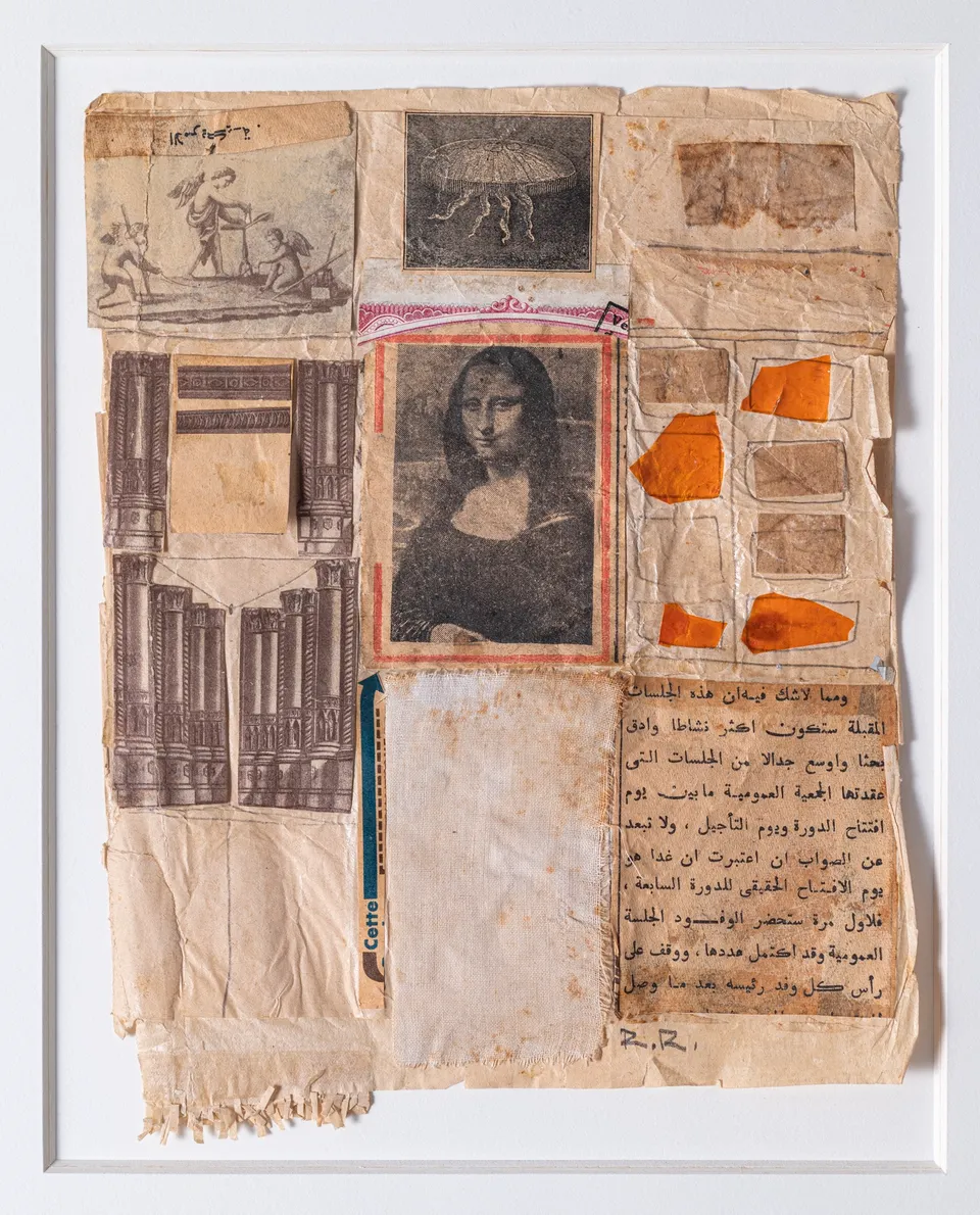 ROBERT RAUSCHENBERG, Untitled [Mona Lisa]