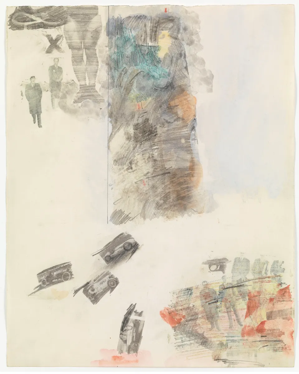 ROBERT RAUSCHENBERG, Canto XII: Circle Seven, Round 1, The Violent Against Neighbors, from the series Thirty-Four Illustrations for Dante’s Inferno