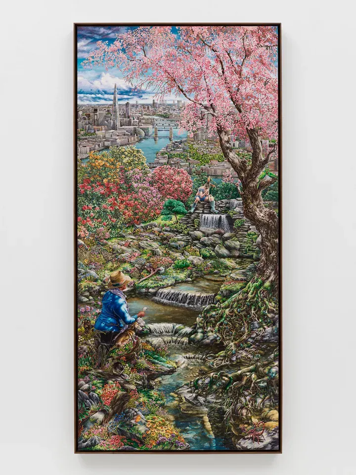 Raqib Shaw, Shrinking Lease of the Summer of 2020 (after Tintoretto)