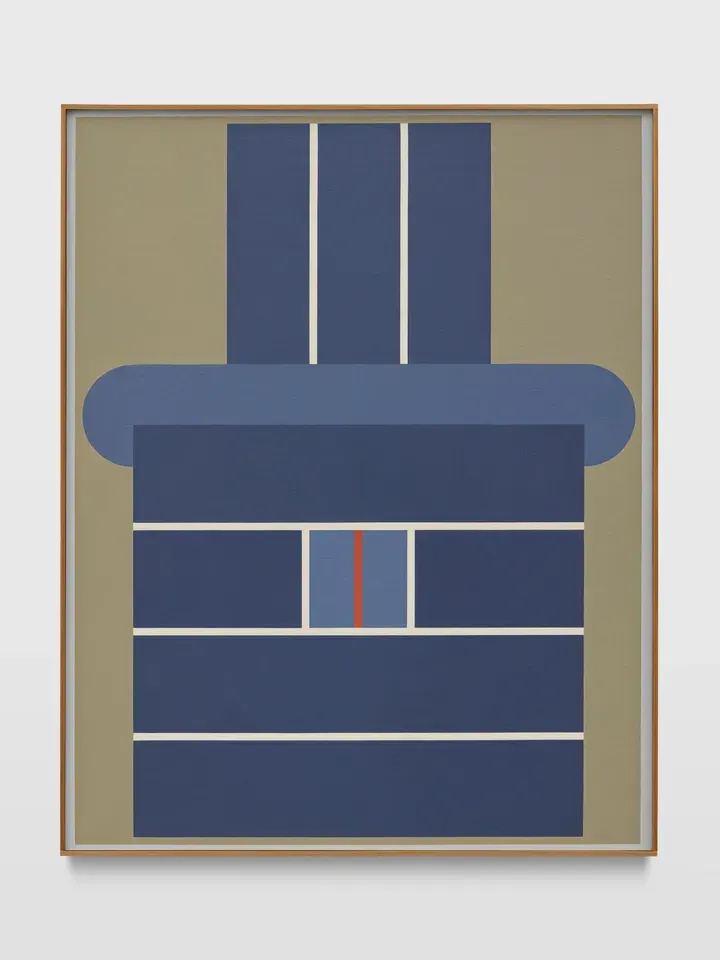 Léon Wuidar, Composition au petit fil rouge vertical, 30 juin 1979