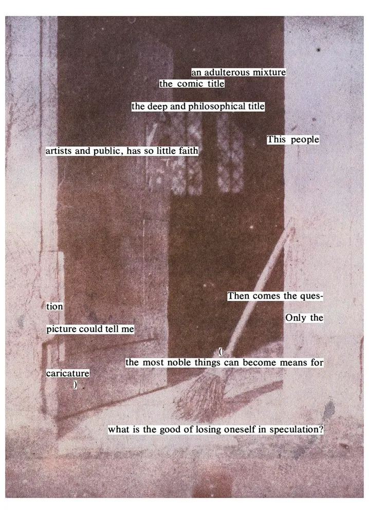 Iñaki Bonillas, collages: baudelaire-talbot