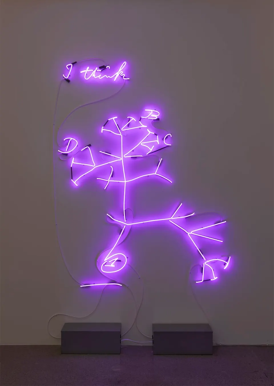 Joseph Kosuth, ‘The Paradox of Content #1’ [violet]