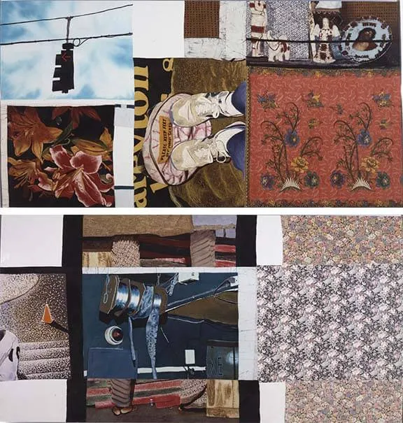ROBERT RAUSCHENBERG, Untitled (Faux-Tapis)