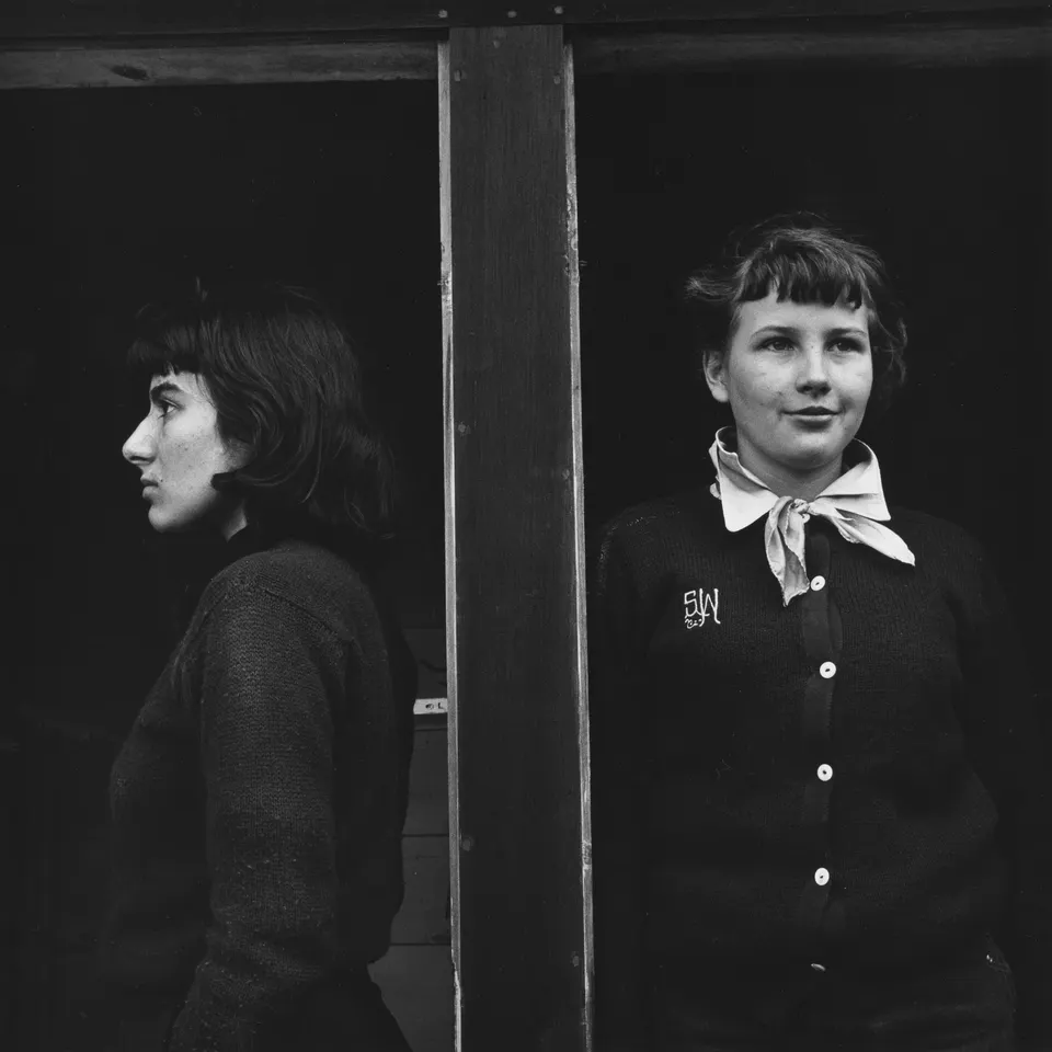 ROBERT RAUSCHENBERG, Sue + Janet–Outer Island, Conn.