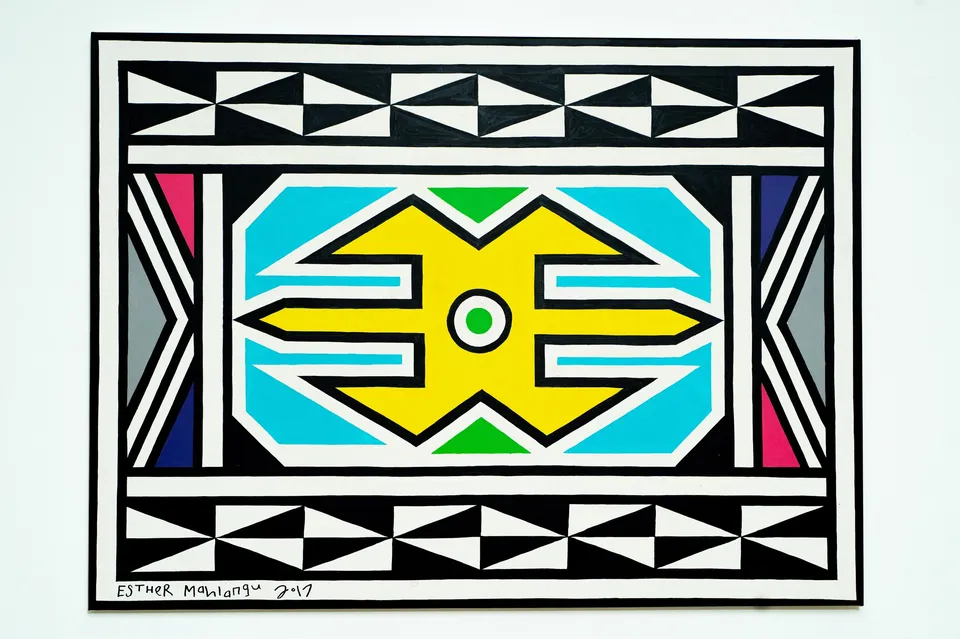 Dr. Esther Mahlangu, Ndebele Abstract