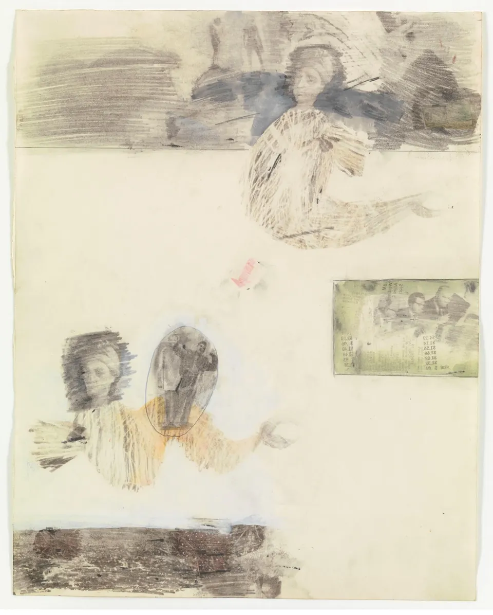 ROBERT RAUSCHENBERG, Canto XVII: Circle Seven, Round 3, The Violent Against Art, The Usurers, Geryon, from the series Thirty-Four Illustrations for Dante’s Inferno