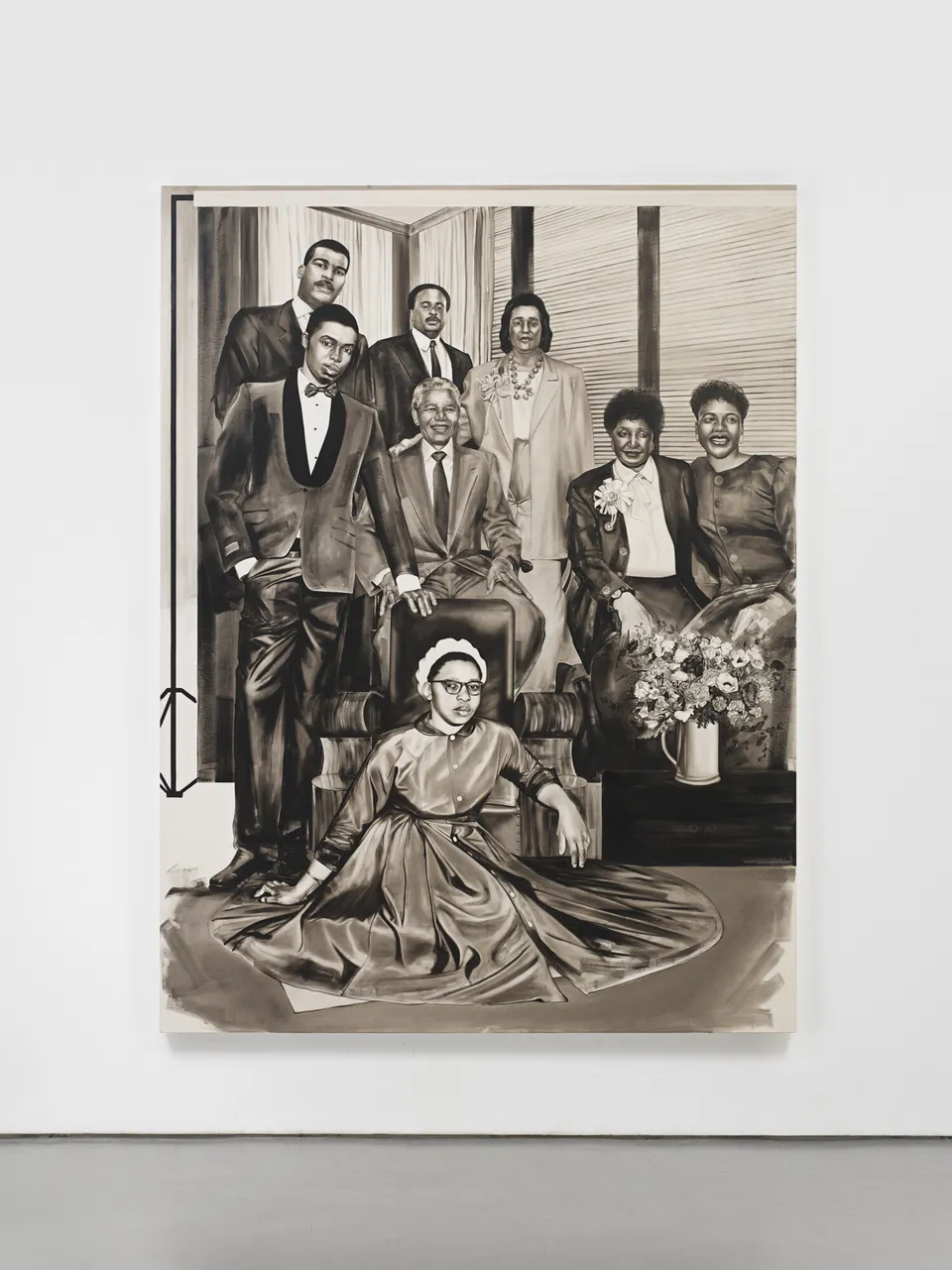 Meleko Mokgosi, Spaces of Subjection: Black Painting V