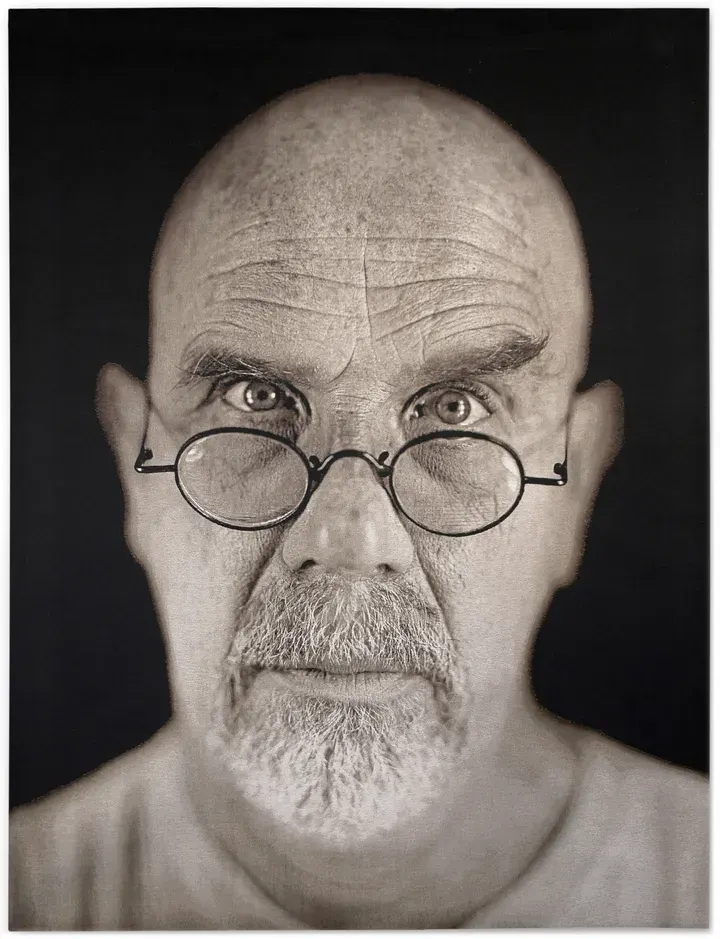 CHUCK CLOSE, Self Portrait