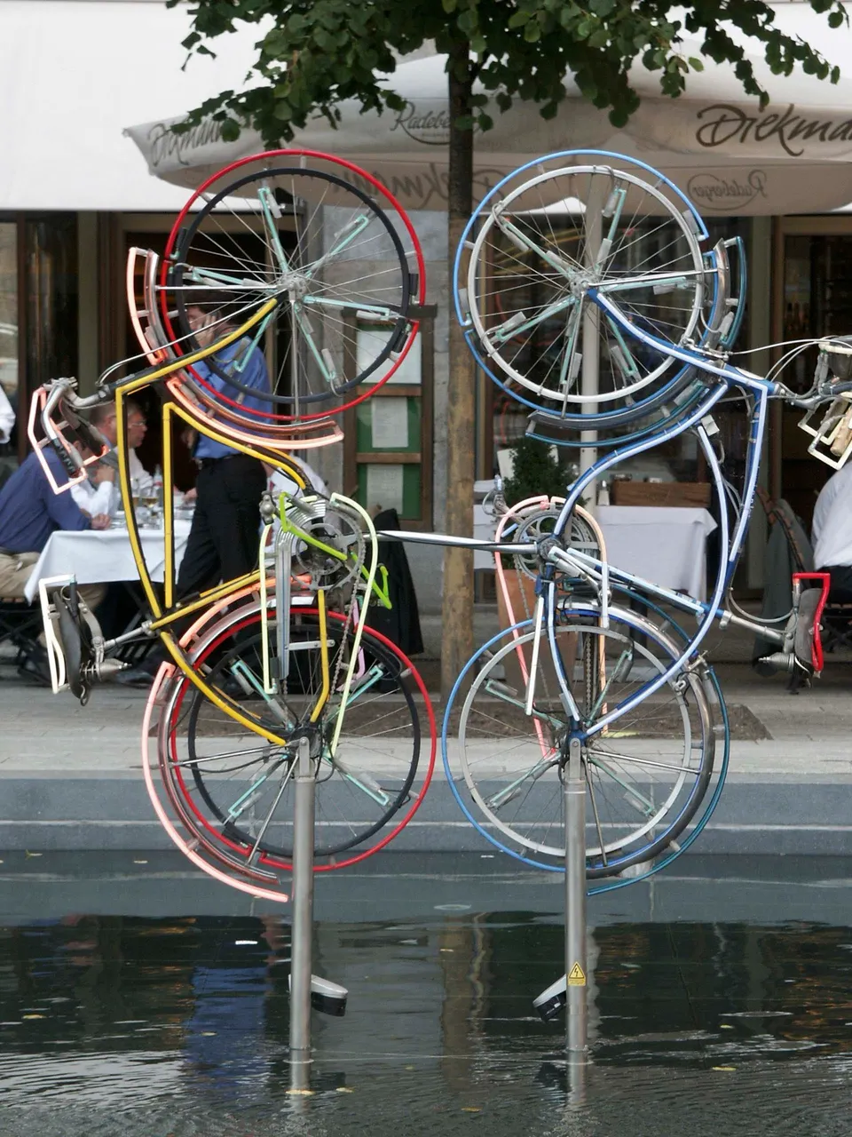 ROBERT RAUSCHENBERG, Riding Bikes