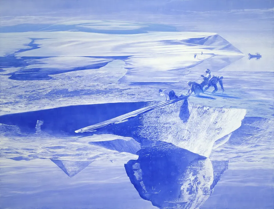 Mark Tansey, Push/Pull