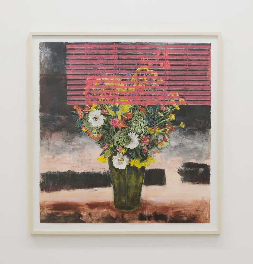 Hernan Bas, Private Bouquet (three daisies)