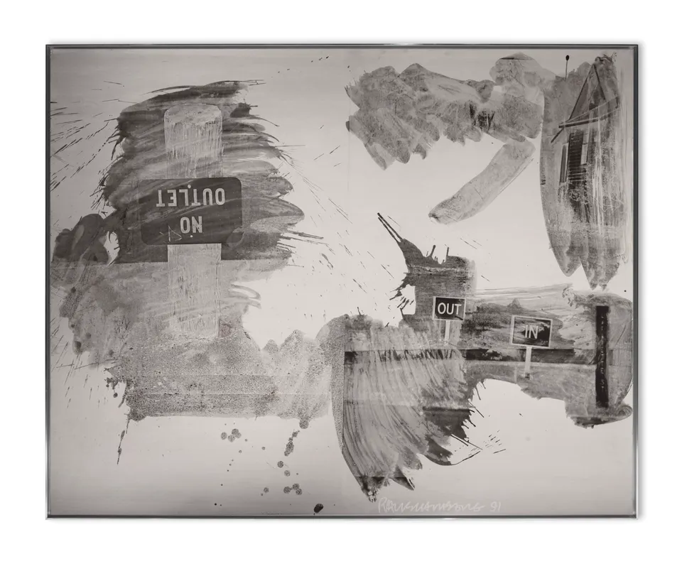ROBERT RAUSCHENBERG, Driveway Detour (Night Shade)