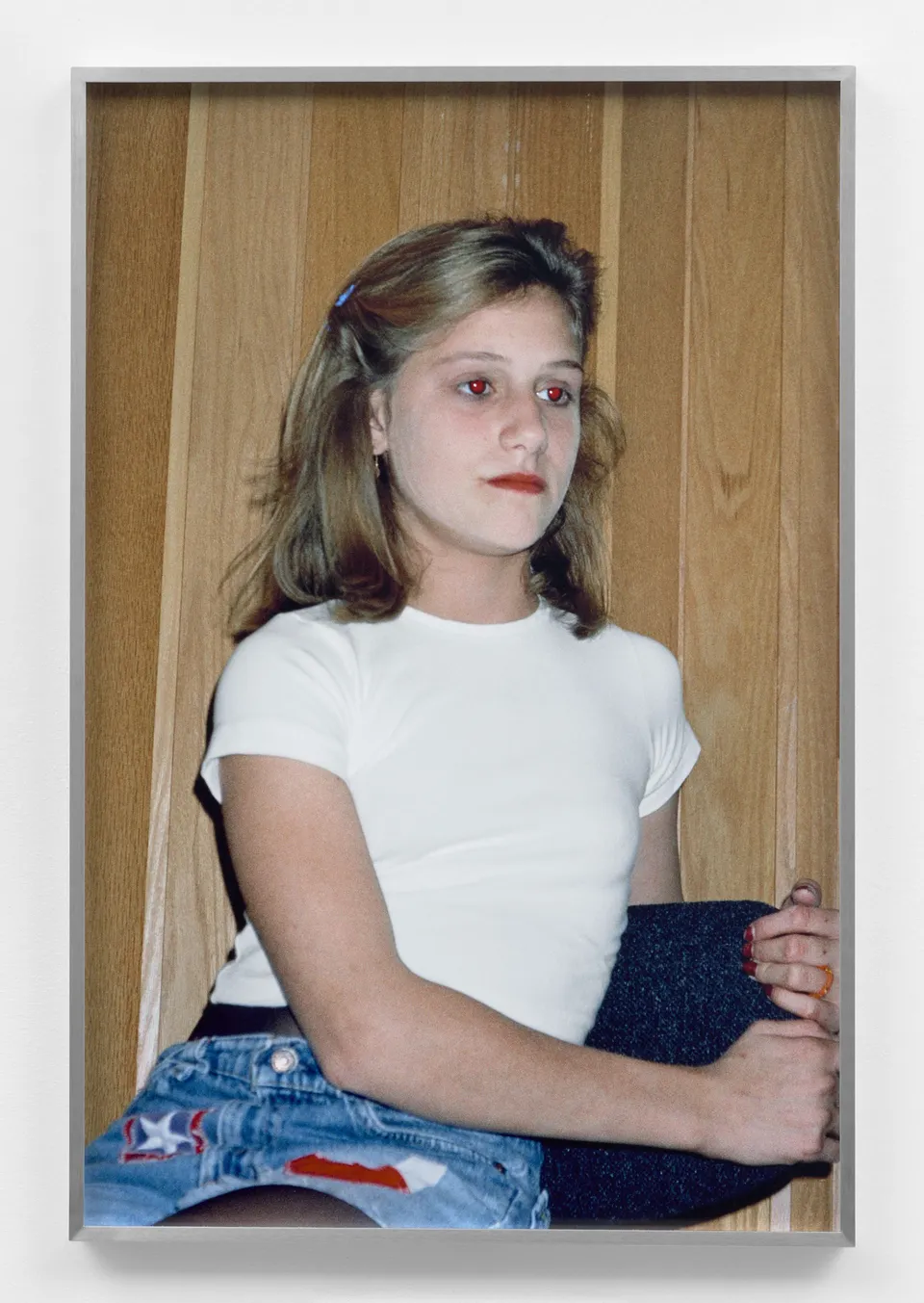 Talia Chetrit, red eyes