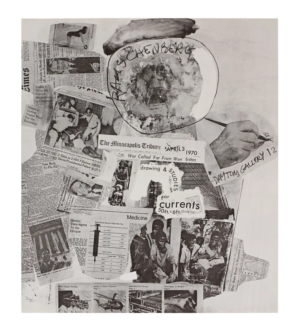 ROBERT RAUSCHENBERG, Poster for Dayton's Gallery 12