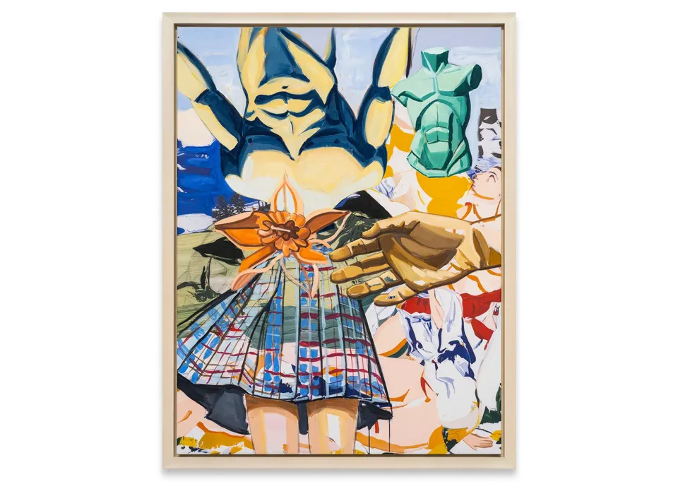 David Salle, New Pastoral Green Torso