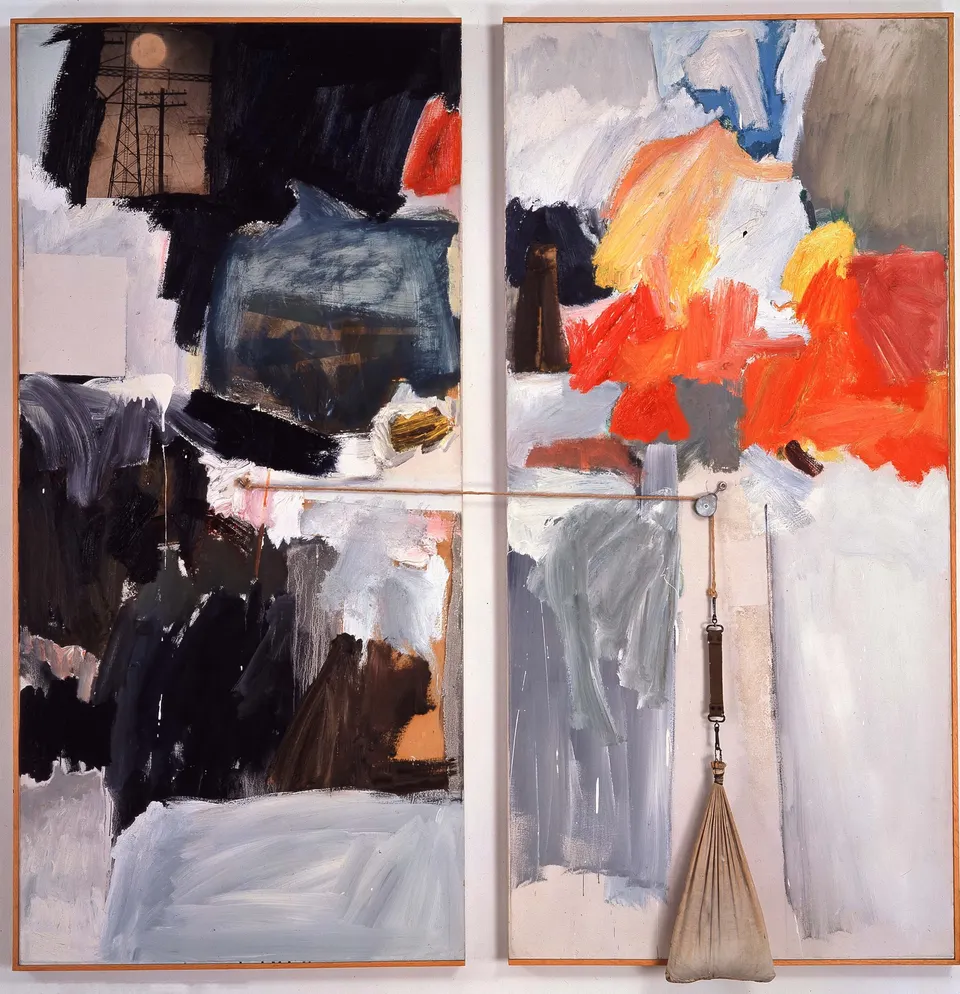 ROBERT RAUSCHENBERG, Studio Painting