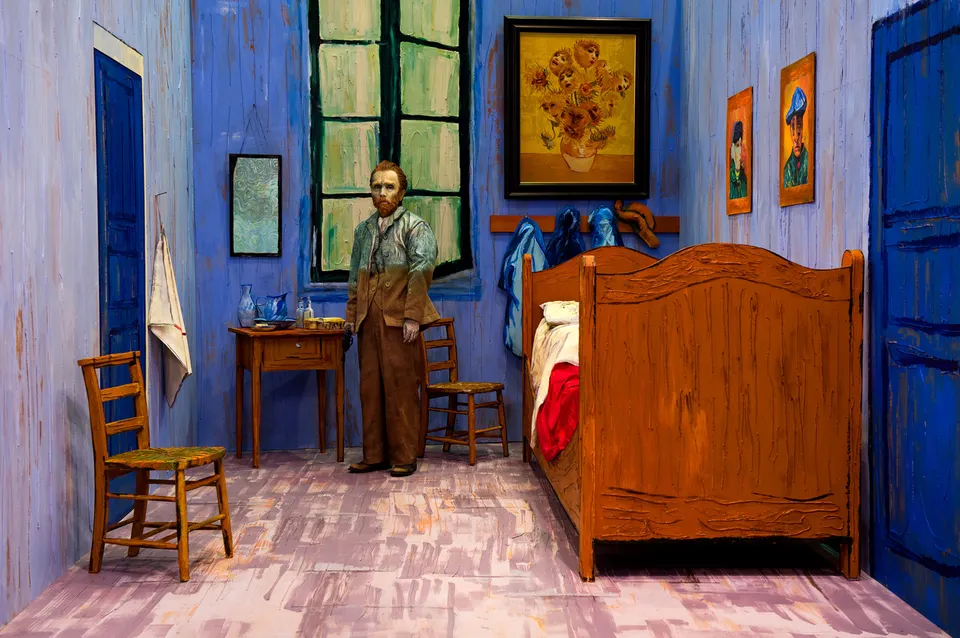Yasumasa Morimura, Self-Portraits through Art History (Van Gogh’s Room)