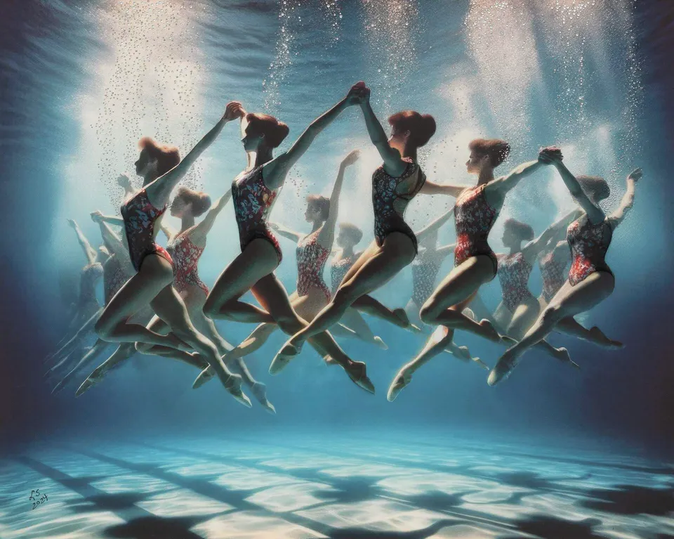 Laurie Simmons, Autofiction: Artistic Swimming/Underwater Ballet