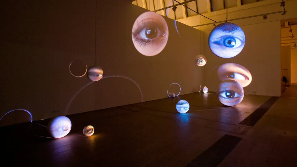 Tony Oursler, Number Seven, Plus or Minus Two