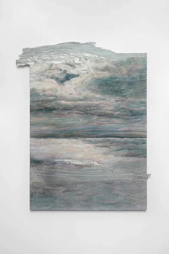 Anri Sala, surface to air xxxviii (cipollino verde/50°4'54"n, 8°18'35"e)