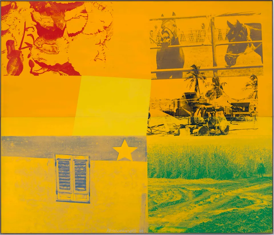 ROBERT RAUSCHENBERG, Yellow Ranch (Rancho Amarillo) / ROCI CUBA