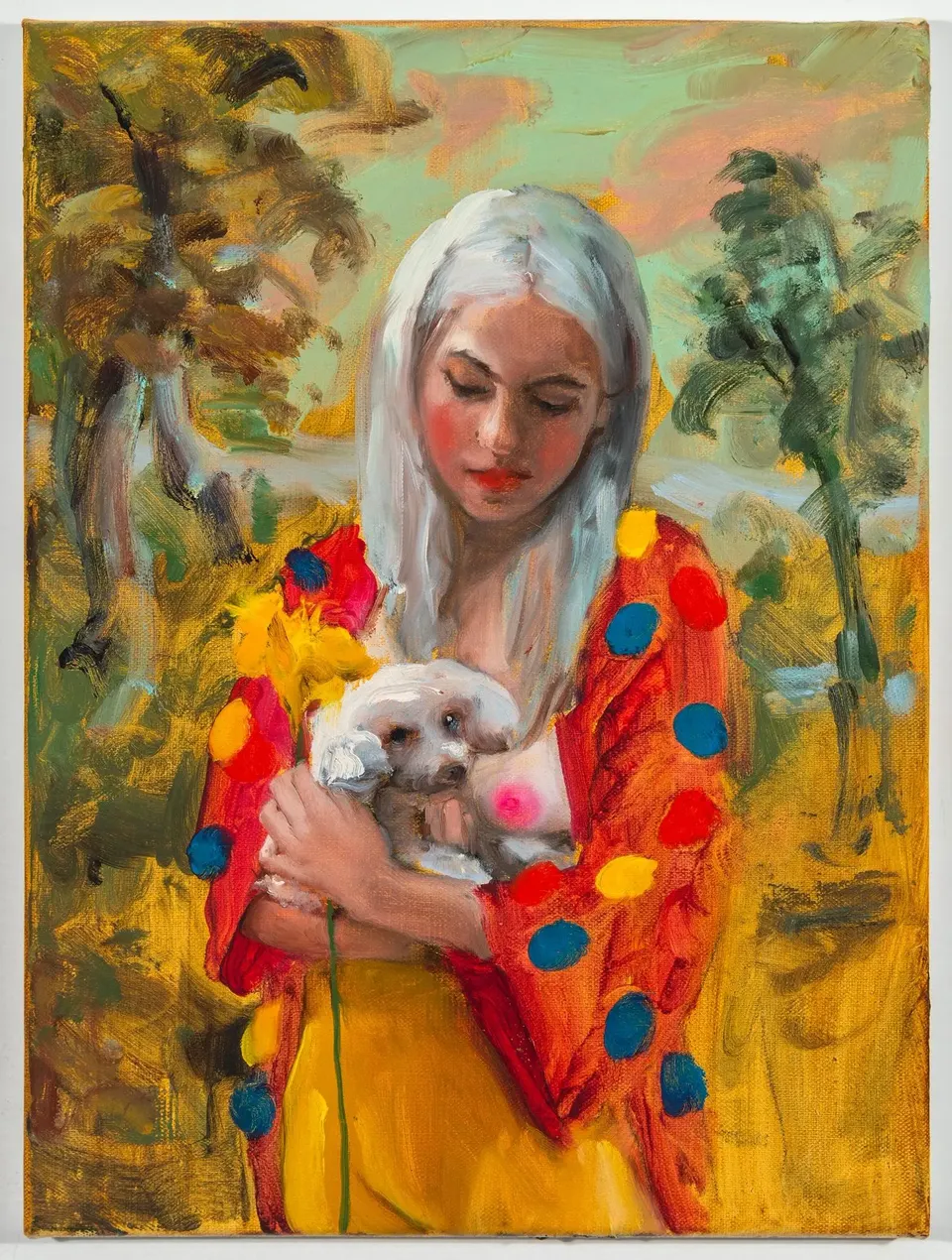 Jenna Gribbon, When she held June, I saw her like an old painting