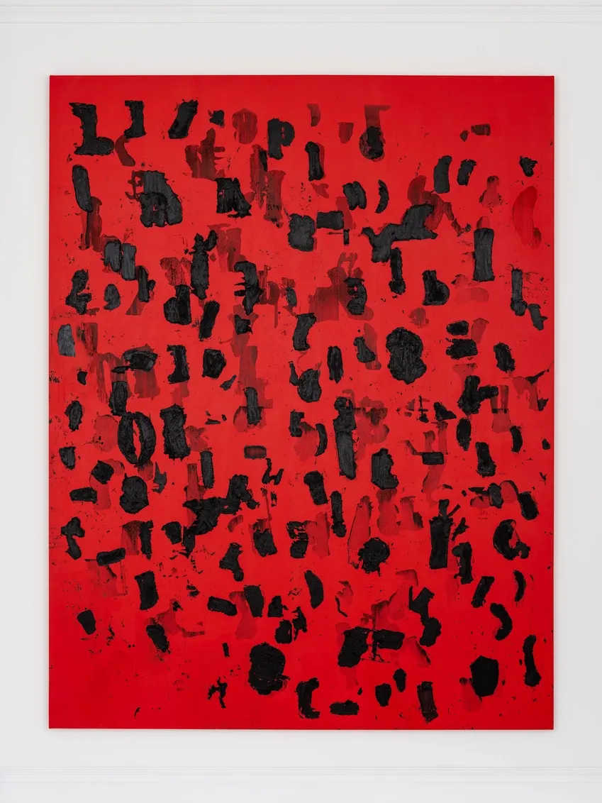 Glenn Ligon, Debris Field (Red) #20