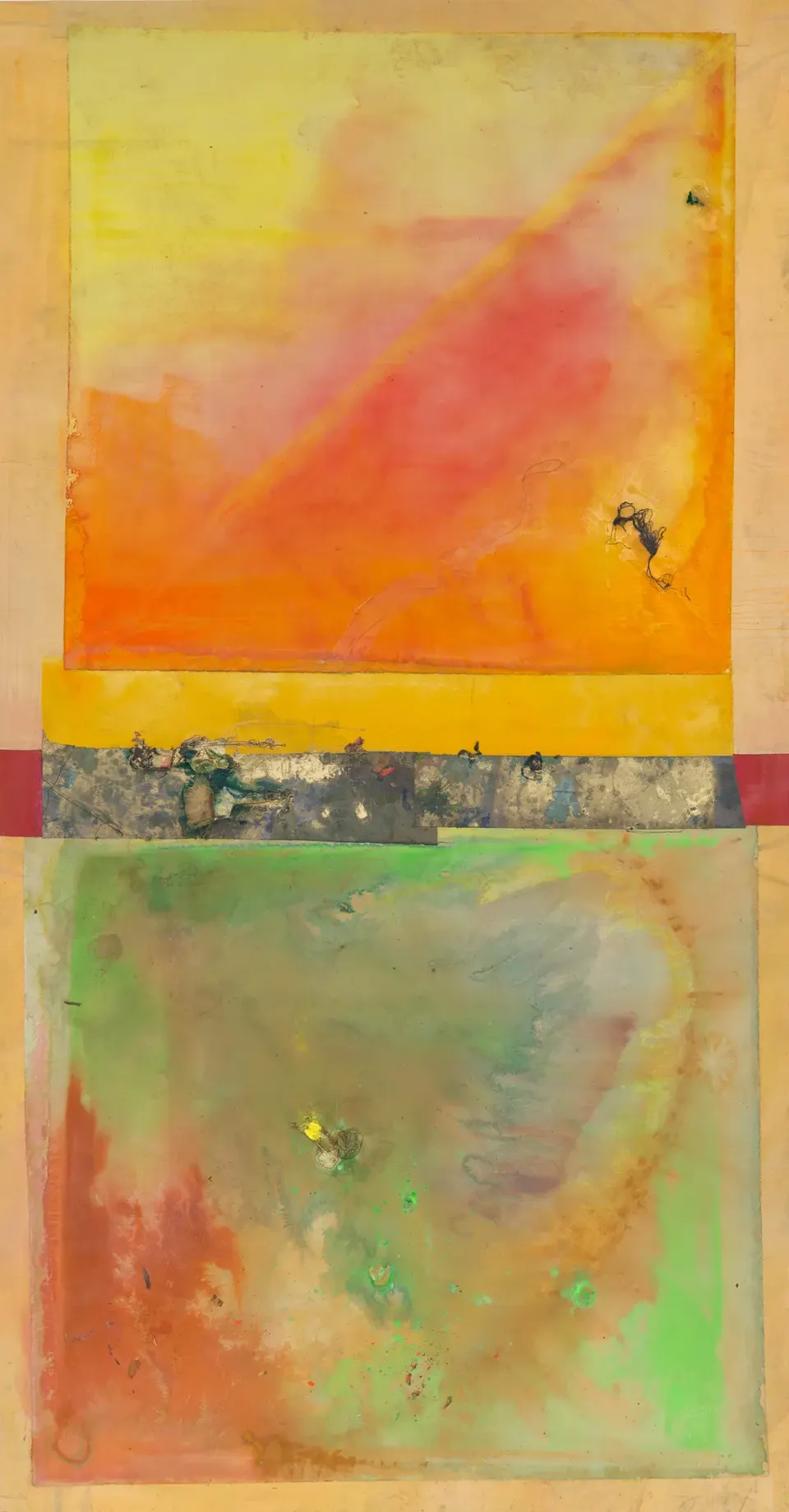Frank Bowling, Orangecentered