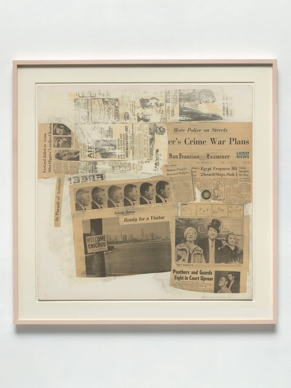 ROBERT RAUSCHENBERG, Study for Currents #26