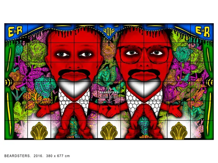GILBERT AND GEORGE, BEARDSTERS