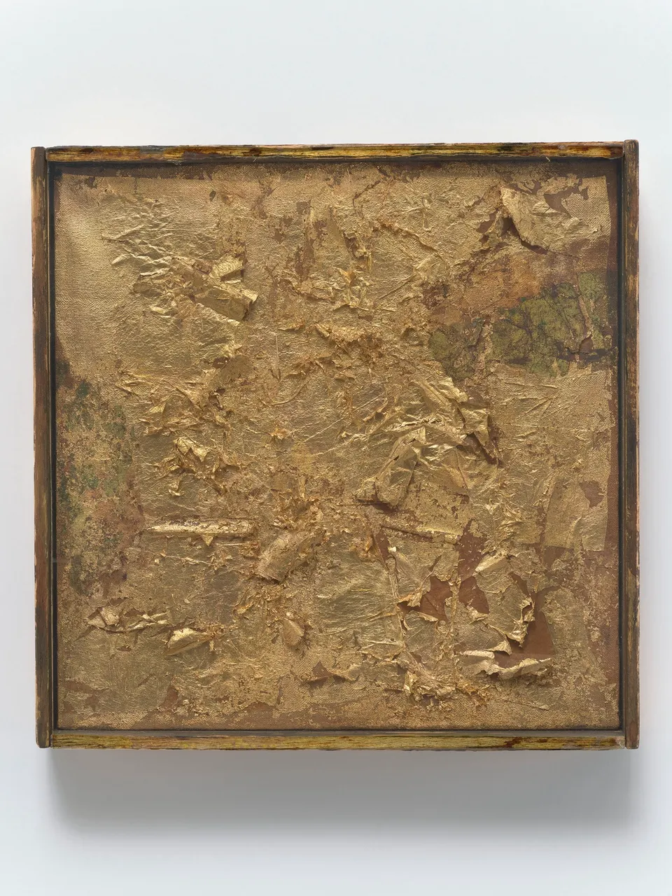 ROBERT RAUSCHENBERG, Gold Painting