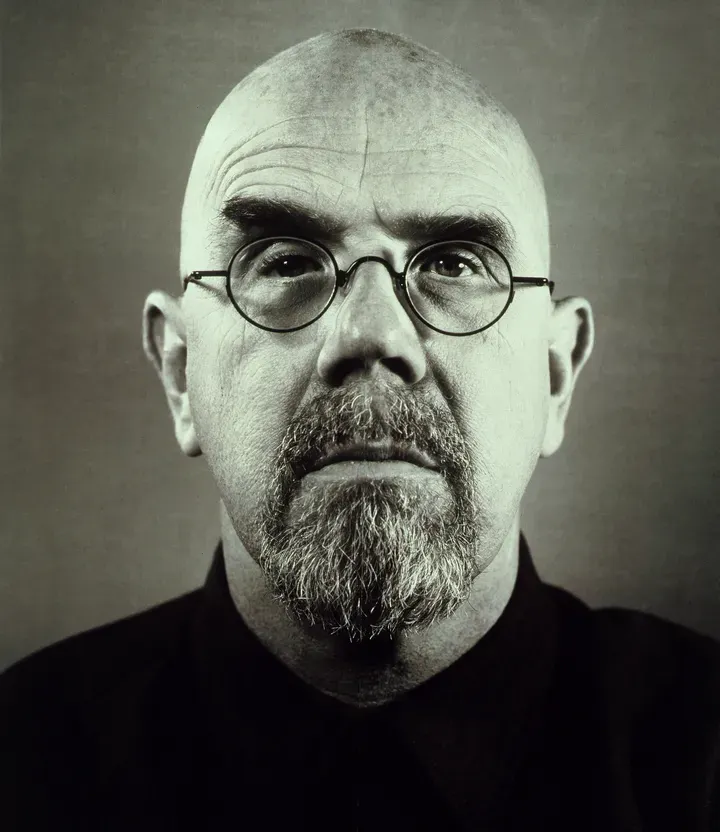 CHUCK CLOSE, Self-Portrait