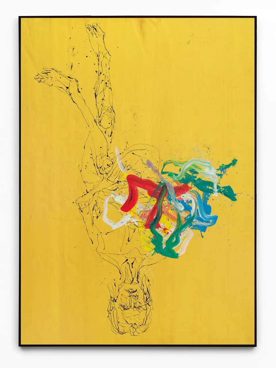 GEORG BASELITZ, Hält sich in der Mitte auf
