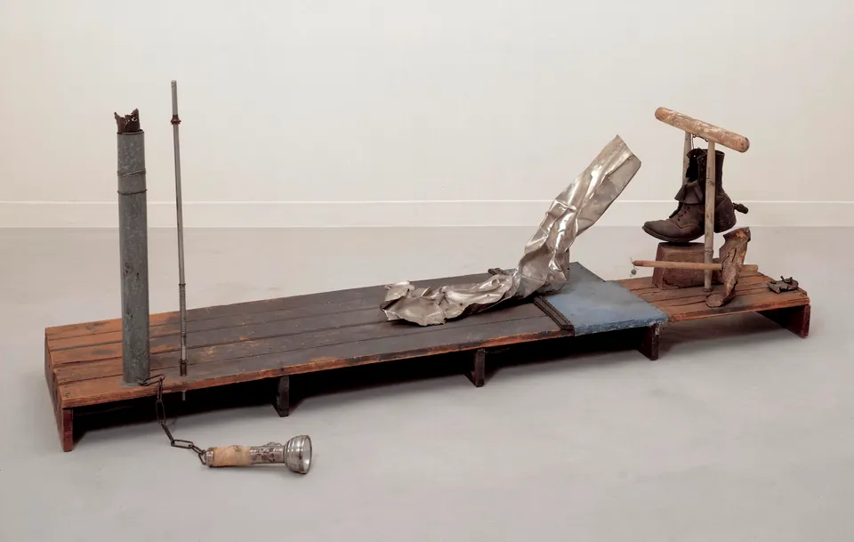ROBERT RAUSCHENBERG, Trophy IV (for John Cage)