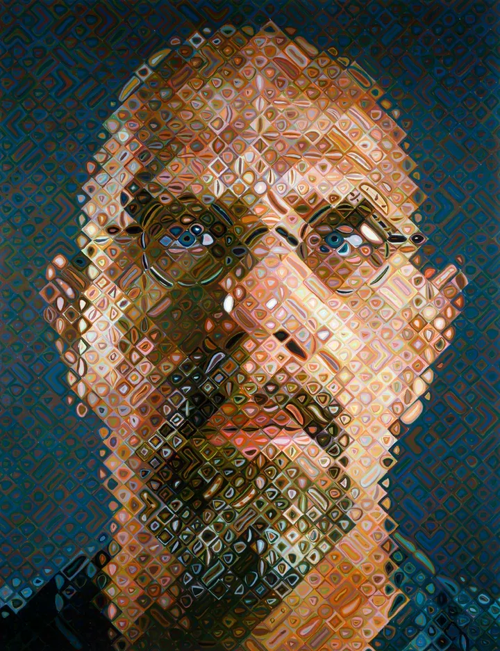 CHUCK CLOSE, Self-Portrait