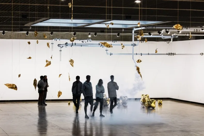 Laura Vinci, Vista da exposição "Fluxos", MuBE
