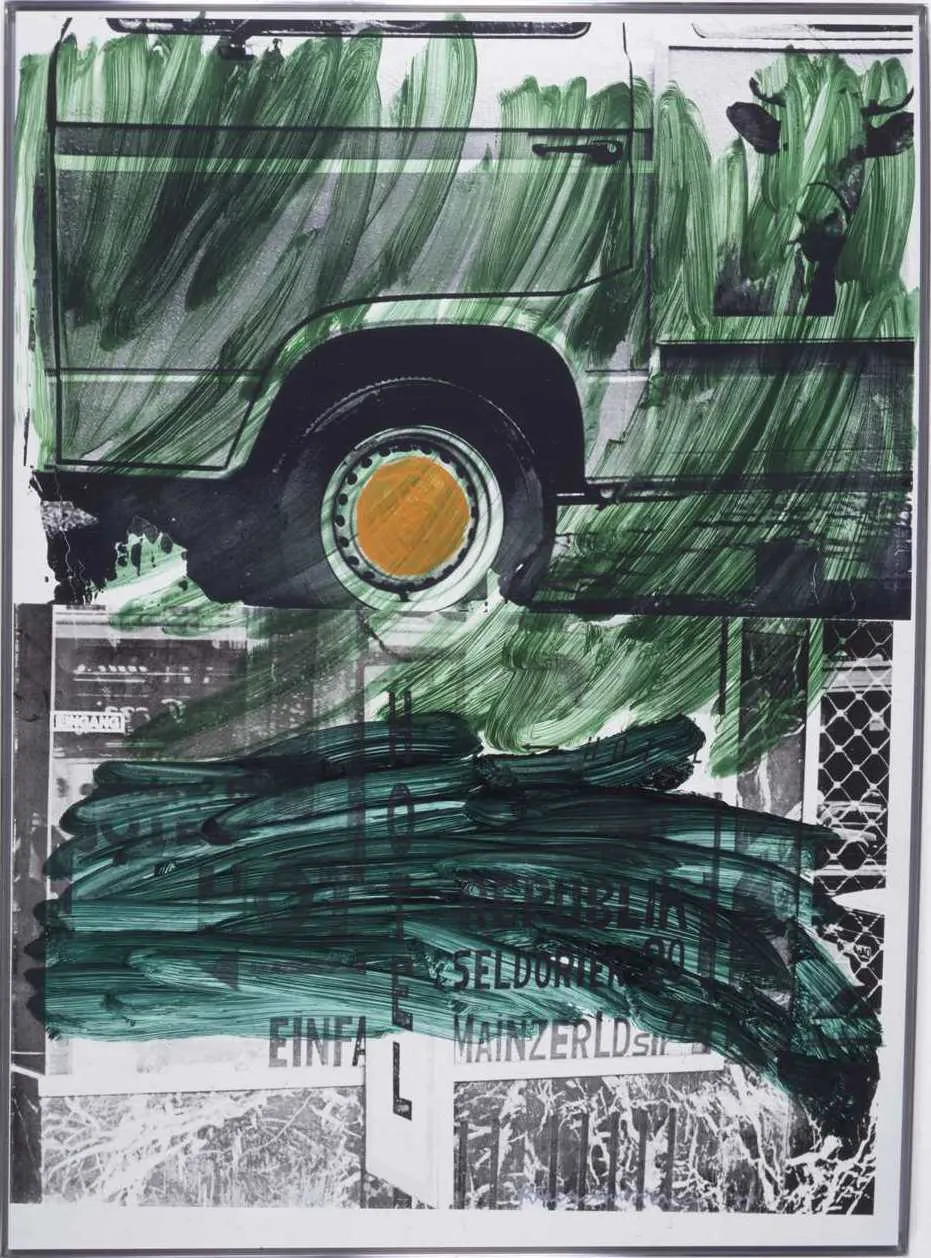 ROBERT RAUSCHENBERG, Grass Hotel (Urban Bourbon)