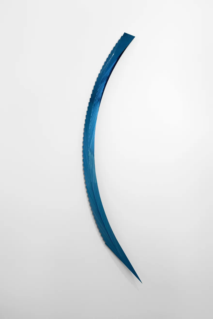 Fred Eversley, Untitled (Blue Arc)