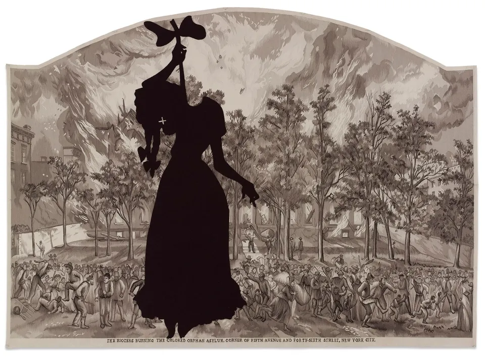 Kara Walker, A Warm Summer Evening in 1863