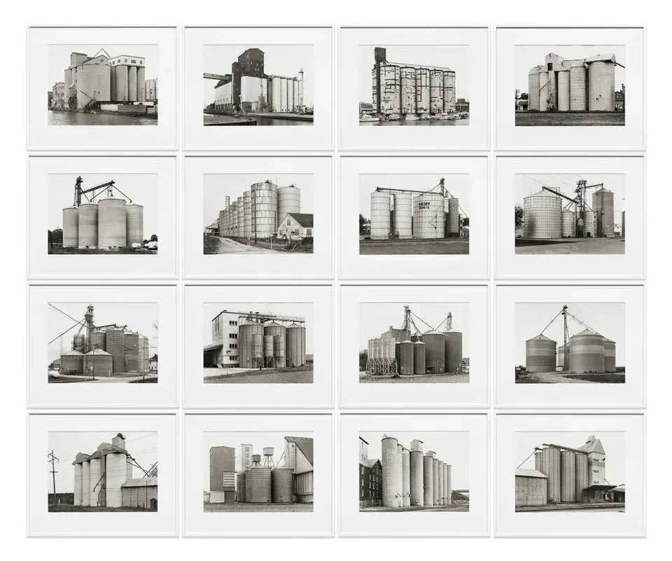 Bernd & Hilla Becher, Grain Elevators