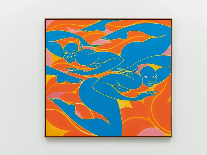 Tunji Adeniyi-Jones, Twin Virtues in Blue & Orange
