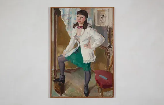 Irène Zurkinden, Marie-Eve au peigne bleu (Marie-Eve with Blue Comb)